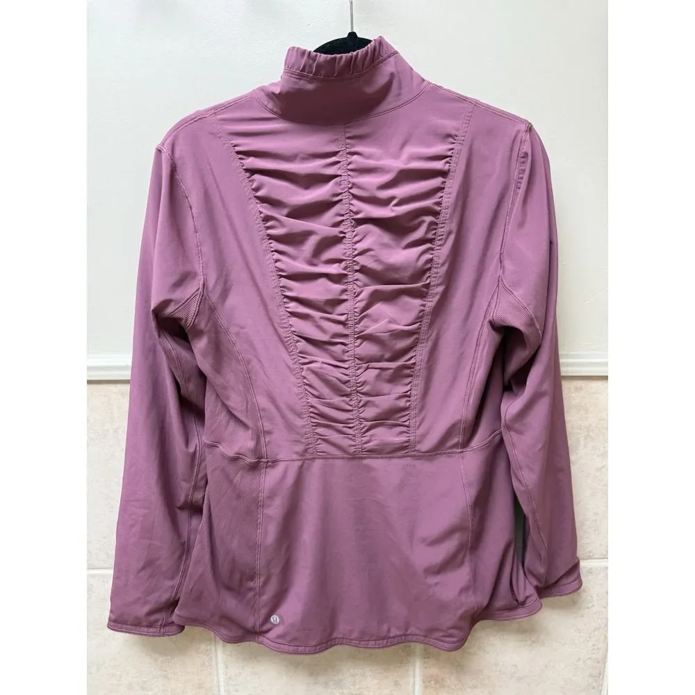 Lululemon Round Trip Jacket – Merlot / Dashing Purple – Size 12